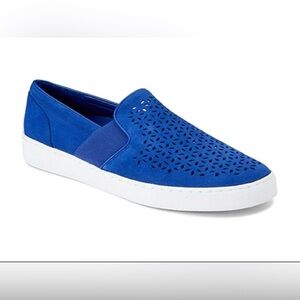 New! Vionic Kani Blue and White Casual Slip-On Loafers